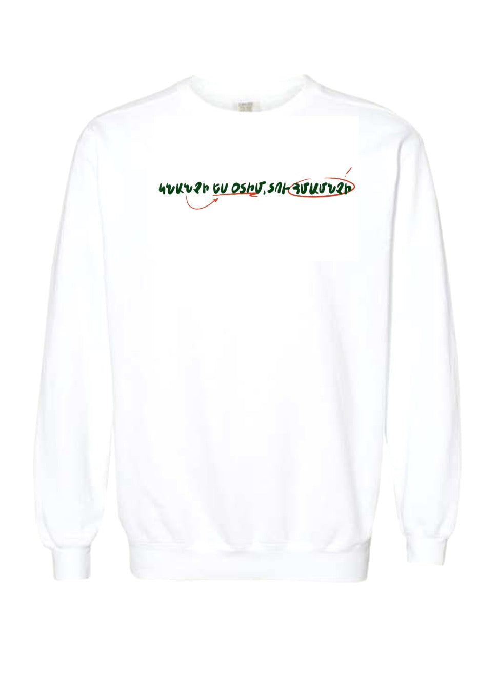 "ՀՂԵՏ ԿԱՆԱՉ ԿՆԻ" Sweatshirt