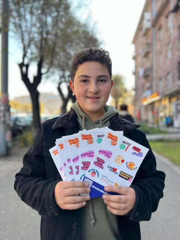 Artsakh Dialect Sticker Sheet - 12 Stickers