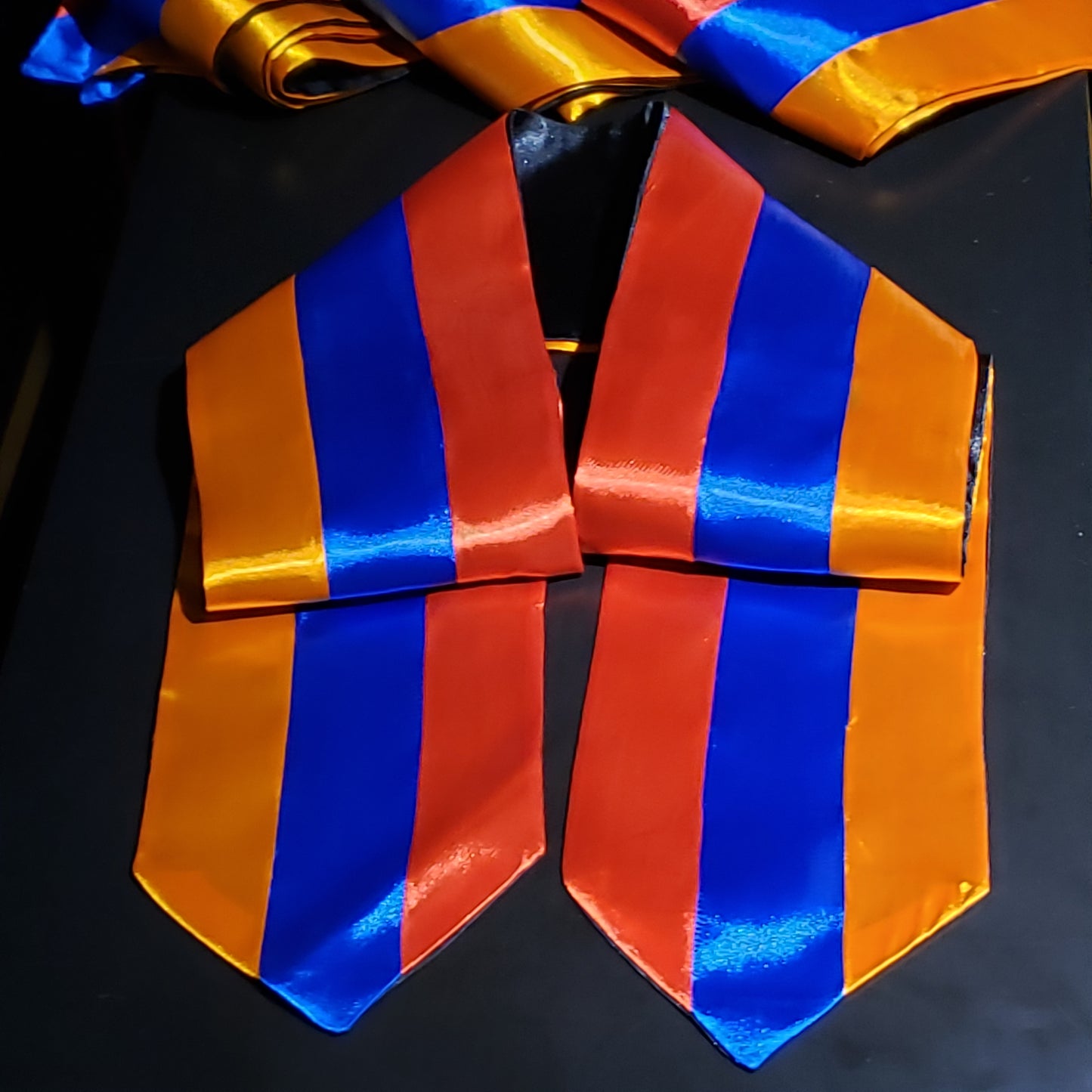 Tri-Colored Graduation Stole