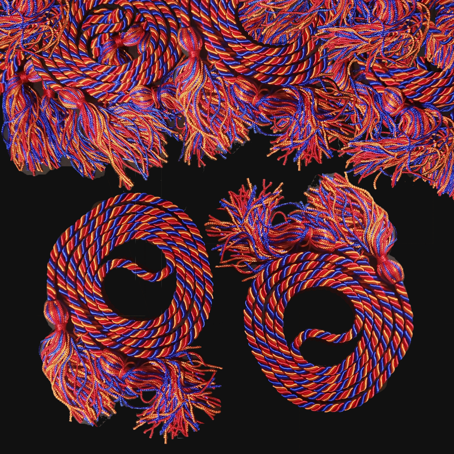 Tri-Colored Graduation Cord